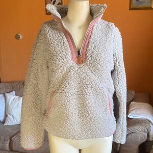 Cozy Sherpa Quarter-Zip Pullover